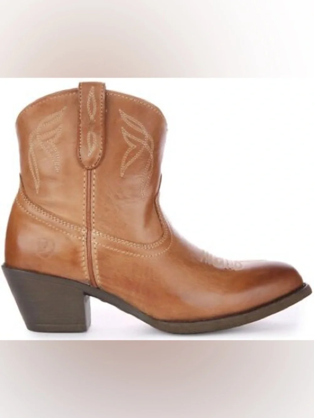 Ariat Darlin Western Boot Ankle High Boot Burnt Sugar 9C